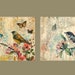 Watercolor Birds and Flowers Junk Journal Kit Vintage Ephemera Journal ...