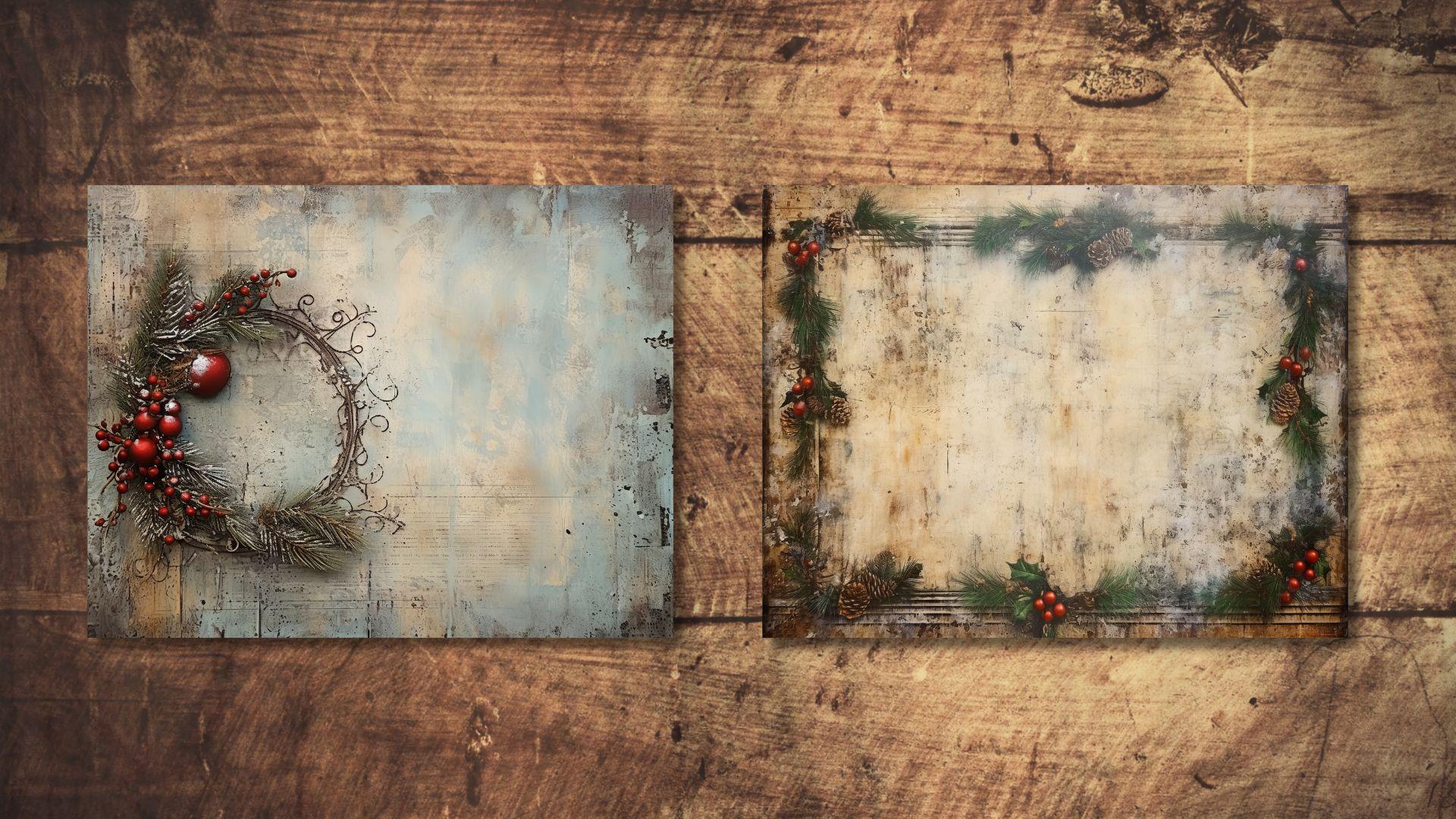 Christmas Junk Journal Kit Winter Village Vintage Ephemera Journal ...