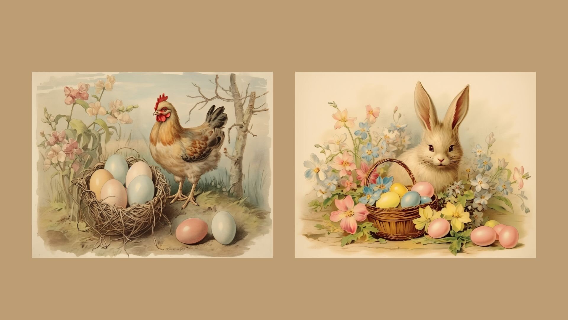 Vintage Easter Junk Journal Kit Easter Egg Hunt Vintage Ephemera ...