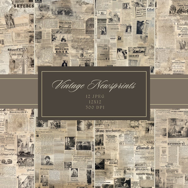 Newspaper Clippings Etsy