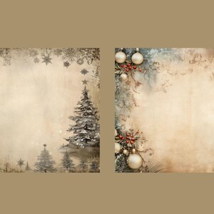 Christmas Junk Journal Kit Winter Forest Vintage Ephemera Journal ...