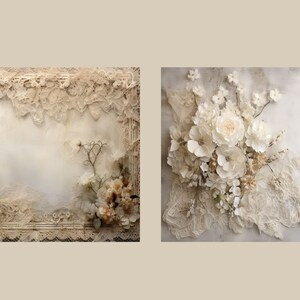 Vintage Lace Junk Journal Kit Shabby Chic Collage Sheets Printable ...