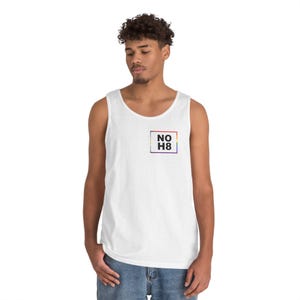 LGBTQ+ Pride Tank Top, Summer Beach Relaxation, Unisex Sleeveless Tee, Support Equality, Pride Parade Tank, Rainbow Tank, Pride Festival