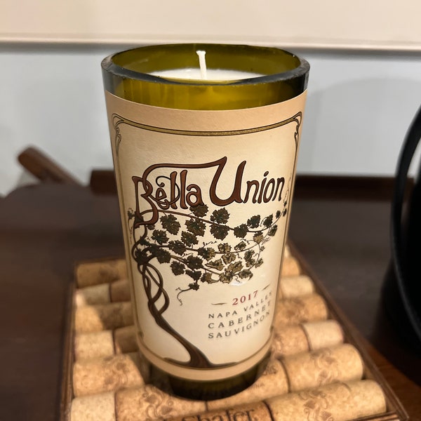 Bella Union Cabernet Sauvignon Wine Bottle Candle