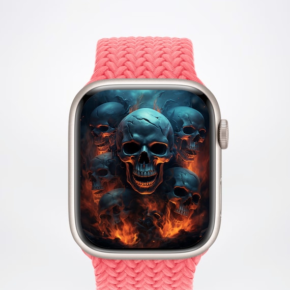 Skull apple 2025 watch face