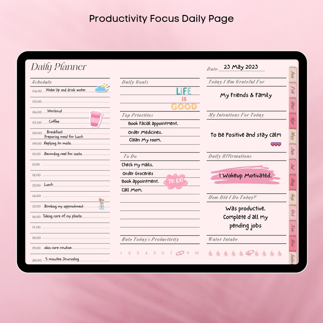 2023 Digital Planner IT GIRL 2023 Planner Daily, Weekly & Monthly ...