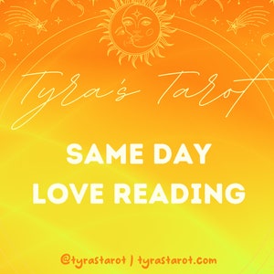 SAME DAY Love Tarot Reading