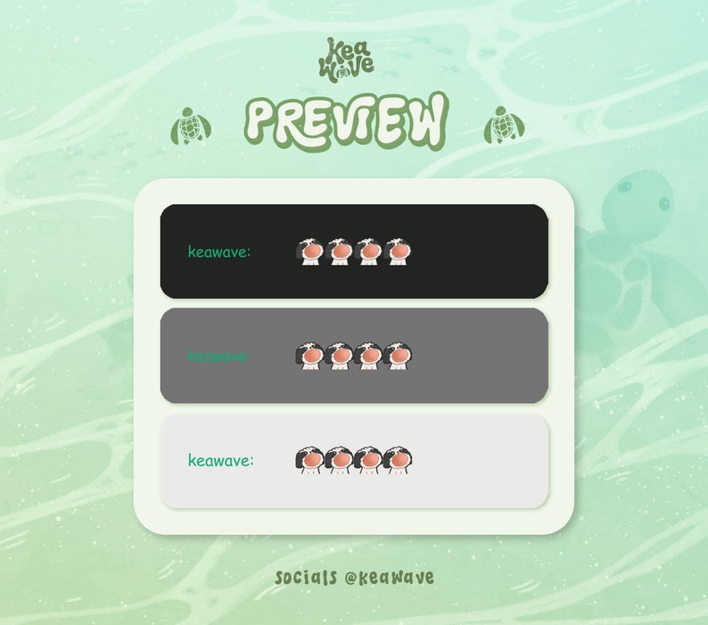 ANIMATED • Black & White Dog Emote • Cute Puppy Emote • Shih Tzu