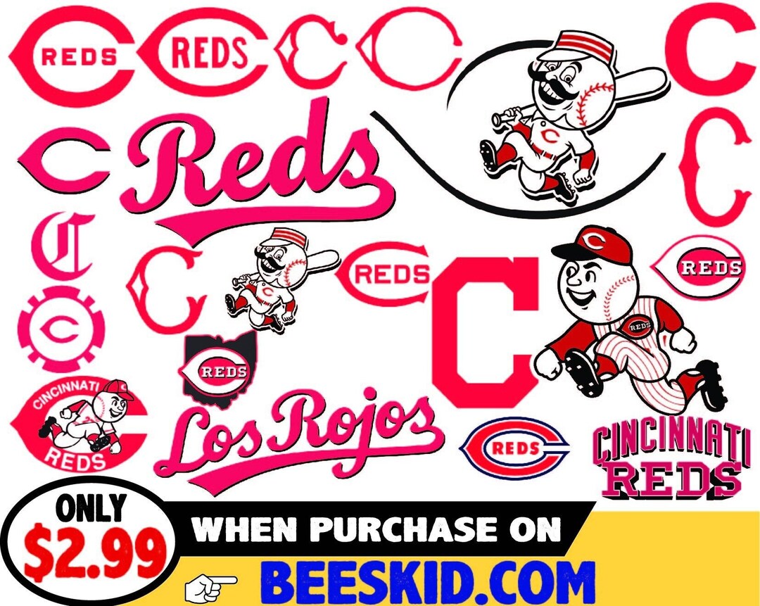 C Incinnati Reds SVG Baseball Team Svg Bundle Svg Files ML Etsy