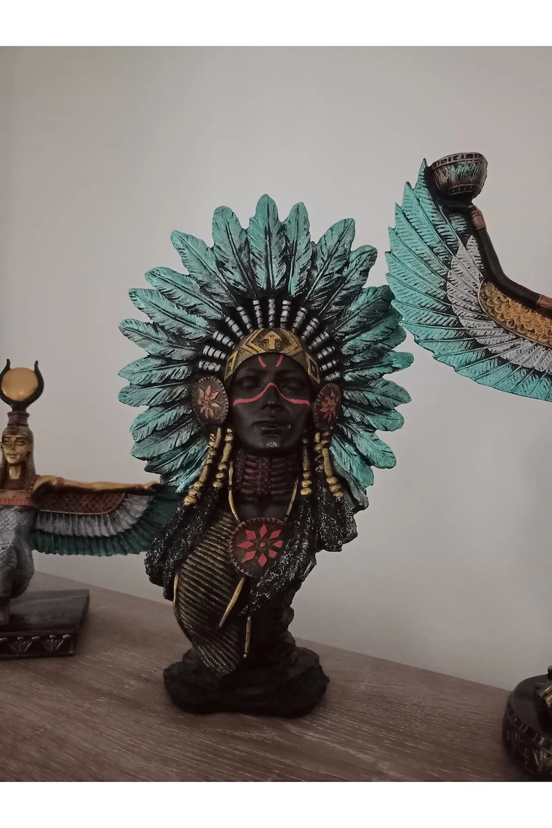 Unique Figurine Crafted With Native American Artistry Where Cultural