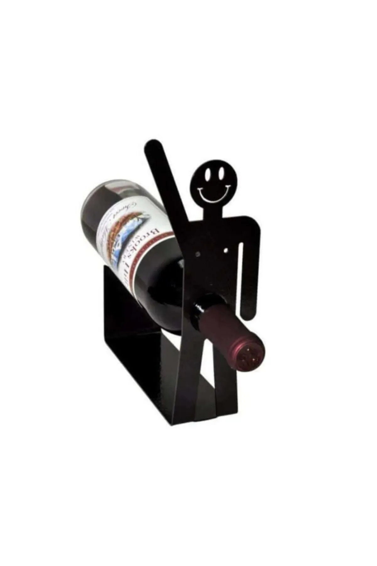 Happy Man Wine Bottle Holder Funny Wine Rack Single Wine Storage