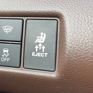 Pack of 2 , Eject blank button decal Sticker , Universal fit