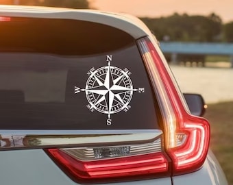 Compass decal | Car Decal |  | Laptop Stickers