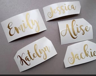 Custom Vinyl Decal | Personalized Car Decal | Carbon Fiber Decal | Car Lover Gift | Gifts for Him | Gifts for Her | Custom Text Decal