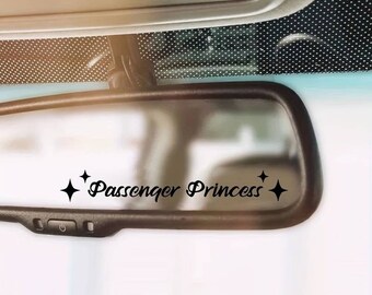 2 Passenger princess Stickers | Mirror decal | car stickers