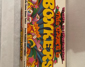 This Game is Bonkers! Vintage 70s Board Game by Parker Brothers – Retro Game Night Fun, Family Party, Vintage Family Game