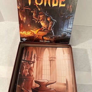King’s Forge Board Game | Rare-Find Fantasy Dice Crafting Strategy Game for Families & Collectors | Collectible Card Dice Game - Game Salute