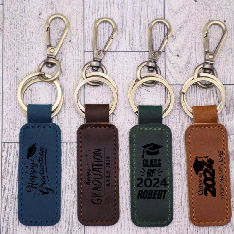 Engraved Class of 2025 Keychain Etsy