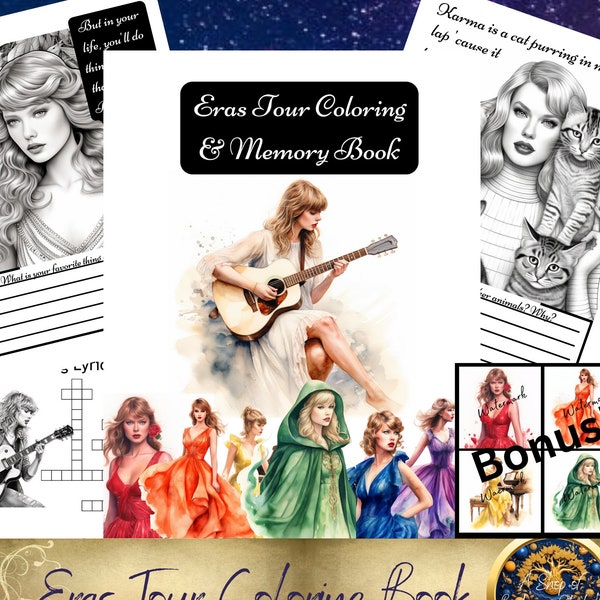 Taylor Coloring Page - Etsy Sweden