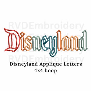 Letters Applique Embroidery design, Digital design, instant download, digital product, Embroidery Design, Instant Download, 4x4