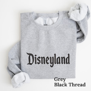 Disneyland Embroidered Sweater, Disneyland Sweatshirt, Disneyland Shirt, Disneyland Sweatshirt Women, Disneyland Mickey