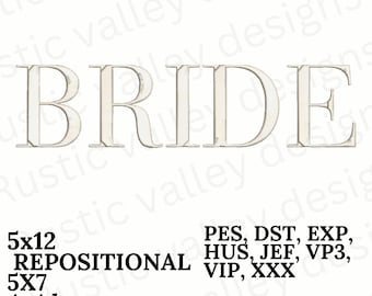 Bridal Embroidery design, Digital design, instant download, digital product, Embroidery Design, Gift For Her, Instant Download