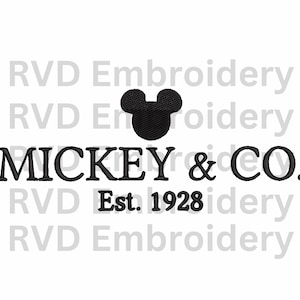 Mickey and Co Embroidery design, Digital design, Instant download, digital product, Embroidery Design, Instant Download, 10x10 hoop