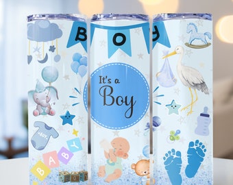 New Born Baby Tumbler Wrap, Baby Boy PNG, New Child Celebration, 20oz skinny tumbler wrap, New Born, Tumbler wrap for sublimation, PNG File