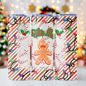 Frase navideña sarcástica, envoltura de vaso con dicho divertido, envoltura de vaso delgada de 20 oz, luces navideñas, envoltura de vaso para sublimación, archivo PNG