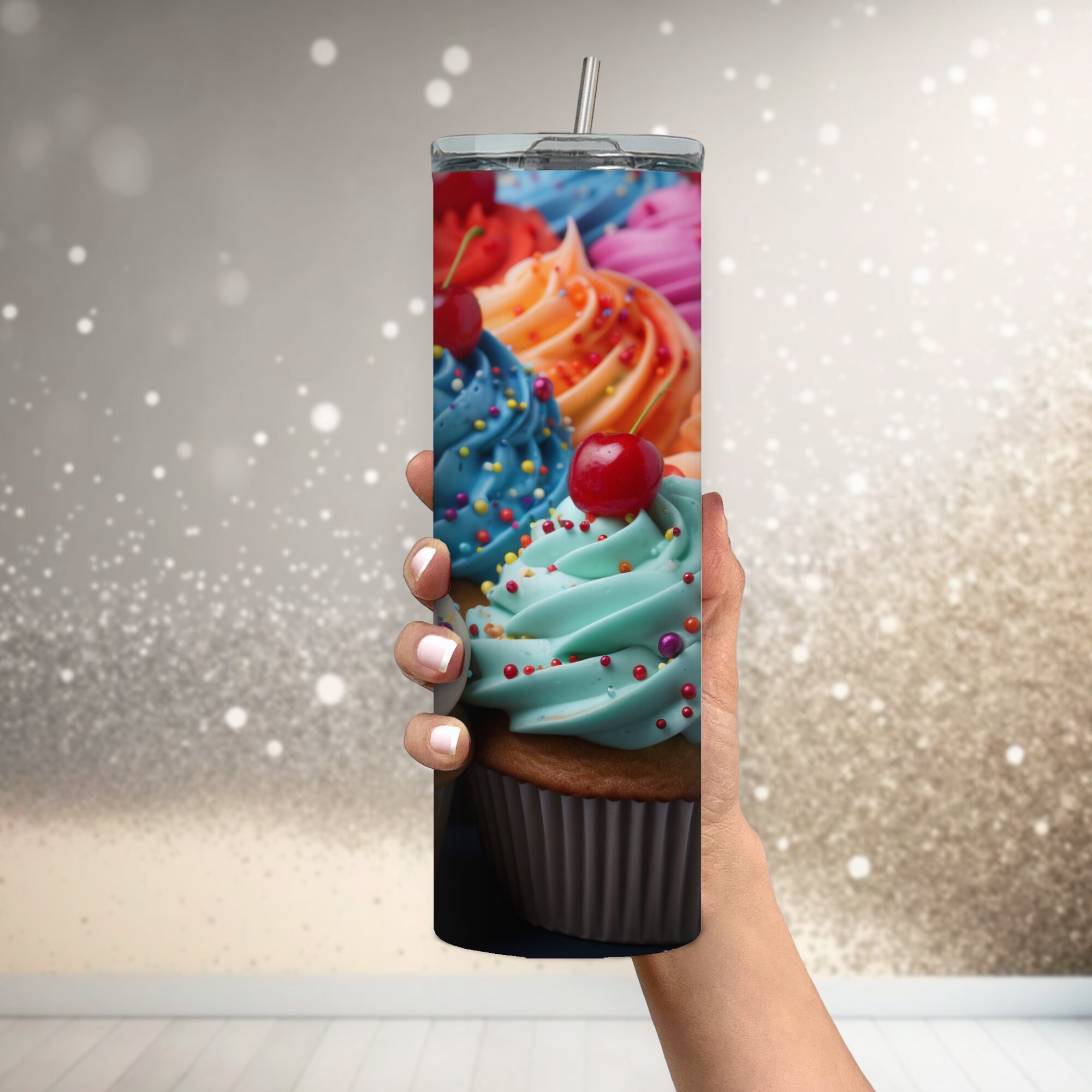 American Sublimation-Cupcake Gartenflagge – 33 X 47 Cm, Doppelseitig, Wetterfest – Für Balkon & Vorgarten