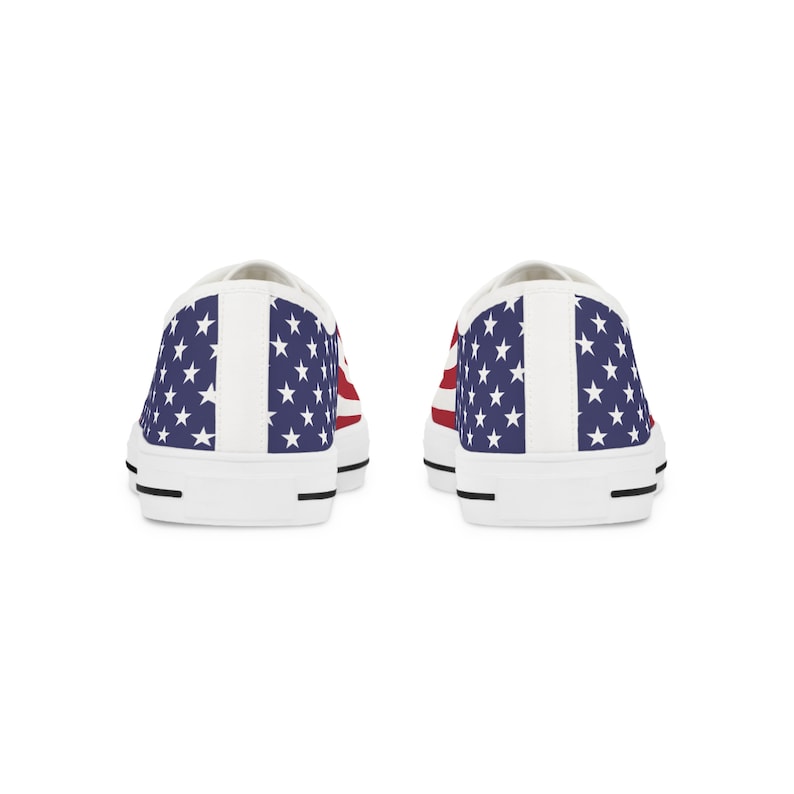 Drag Racing Red Flag Low Tops White