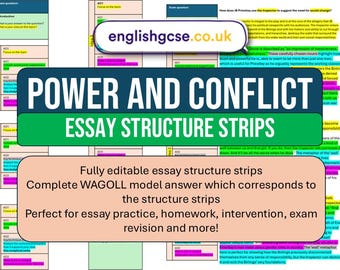Power and Conflict Poetry GCSE Revision