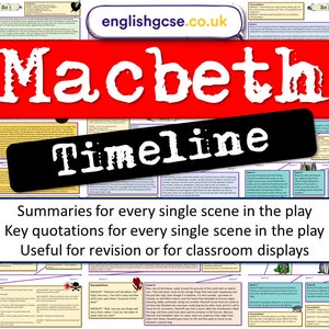 Macbeth Revision Timeline