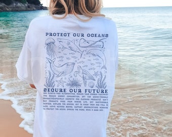 Ocean Animal Shirt Whale Shirt Ocean Inspired Style Coconut Girl Clothes Save The Ocean Preppy Stuff Marine Biology Whaleshark Beachy Shirt