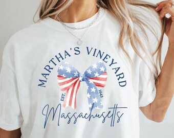 Massachusetts Shirt Martha's Vineyard Shirt Old Money Aesthetic Coastal Grandma Tshirt Preppy Coastal Grandmother Coastal Aesthetic