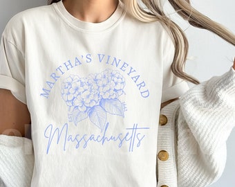 Martha's Vineyard Shirt Old Money Aesthetic Massachusetts Shirt  Coastal Grandma Tshirt Coastal Grandmother Preppy Coastal Aesthetic