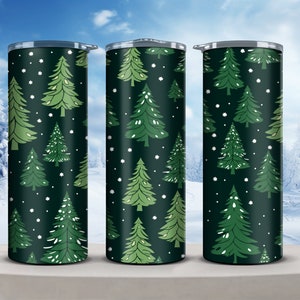 Diseño de vaso de sublimación navideña de 20 oz