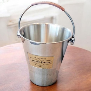 Laurent Perrier Vintage champagnekoeler, Made in France 1990s, luxe champagnewijnijskoeler, Franse vintage wijnemmerkoeler, ijskoeler