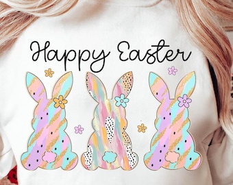 Happy Easter Png, Coquette Easter Bunny Png, Retro Easter Png, Easter Coquette Png, Easter Bunny Png, Easter Brushstroke Png