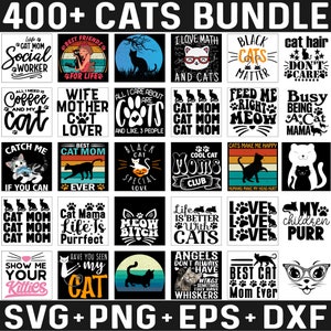 猫のSVGバンドル、猫のシャツPNG SVG、猫の名言SVG PNG、猫のお母さん、猫好きの女性SVG、猫のお父さんSVG、猫好きSVG、子猫SVG、猫の名言SVG