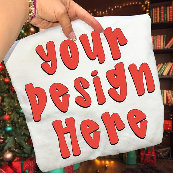 Mockup Christmas Shirt trendy mockup Jpeg, xmas Mock up, White Color Flatlay Mockup Tee, Christmas C1717 Mockup Comfort Colors for POD