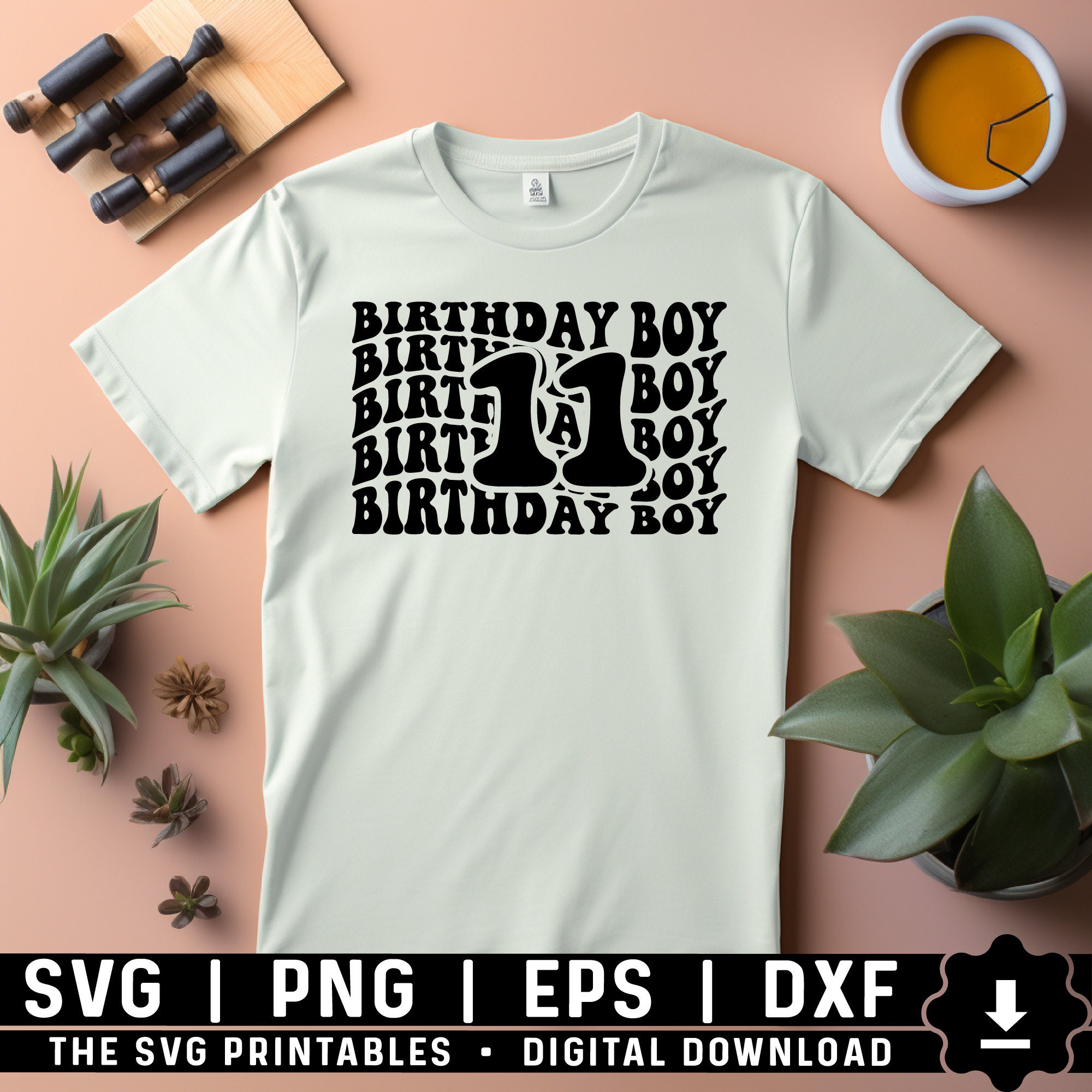Eleven Svg Groovy, 11th Birthday Svg, 11 Years Old Birthday Shirts ...