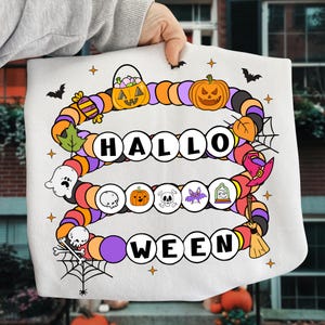 Spooky Bracelet Bundle png, Halloween Friendship Bracelets png, Spooky Season png, Girly Halloween Tshirt, Cute Halloween Sublimation png