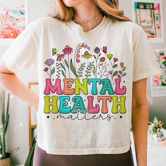 Floral Mental Health Matters PNG Sublimation Design, Mental Health Matters PNG, Mental Health Month Png, Mental Awareness png