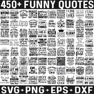 Funny Quotes Bundle PNG Svg, Funny Svg Bundle png, Funny Quotes Png, Funny Sayings Png Designs, Fun Svg for Shirt