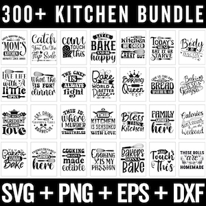 Svg de cocina, paquete de Svg de cocina, archivo de corte de cocina, Svg de horneado, Svg de cocina, Svg de agarradera, Svg de citas de cocina, archivos Svg de cocina para Cricut