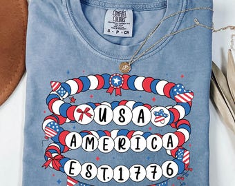 America Friendship Bracelet Png, Preppy 4th of July USA Png, Girly 4th of July Png, 1776 Png, Memorial Day, Independence Day, America Png