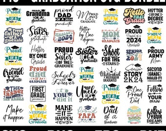 Graduation PNG SVG Bundle, Senior 2025 SVG bundle, Graduation svg, class of svg, Proud Mom of 2025 Graduate Png, Senior Class of 2025