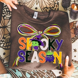 Spooky Season Coquette Png, Retro Halloween Spooky Coquette Png, Preppy Spooky Halloween png, Spooky Vibes png, Halloween Girly png