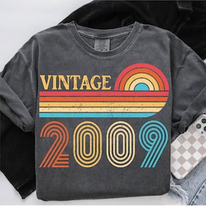 Vintage 2009 PNG Svg, 2009 Birthday Svg Limited Edition Png Svg, Retro 16th Birthday Svg Png, Vintage Birthday Svg, 2009 16th Birthday SVG